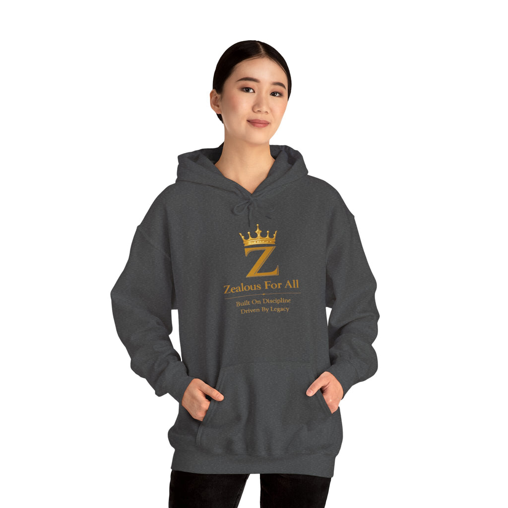 Zealous For All Hoodie — Gold Logo - Zealous For All