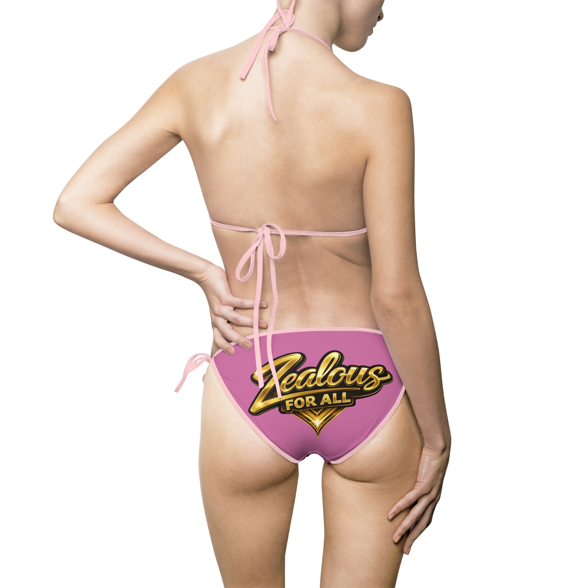 Women's Bikini Swimsuit (Pink)