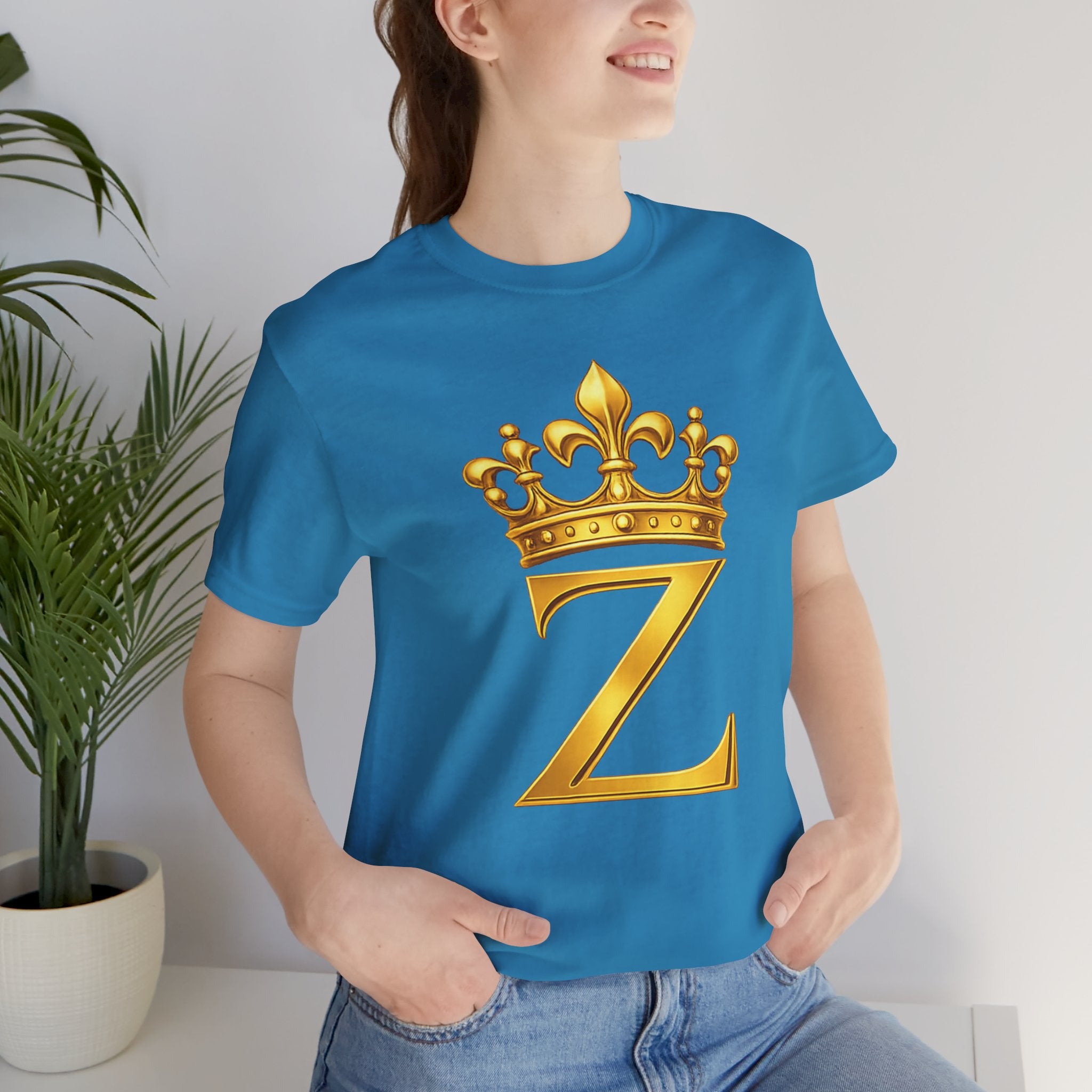 Unisex "Z" T-Shirt (Gold Logo) Printify