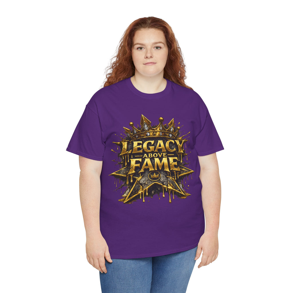 Adult Legacy Above Fame Graphic T-Shirt (Gold Drip) - Zealous For All