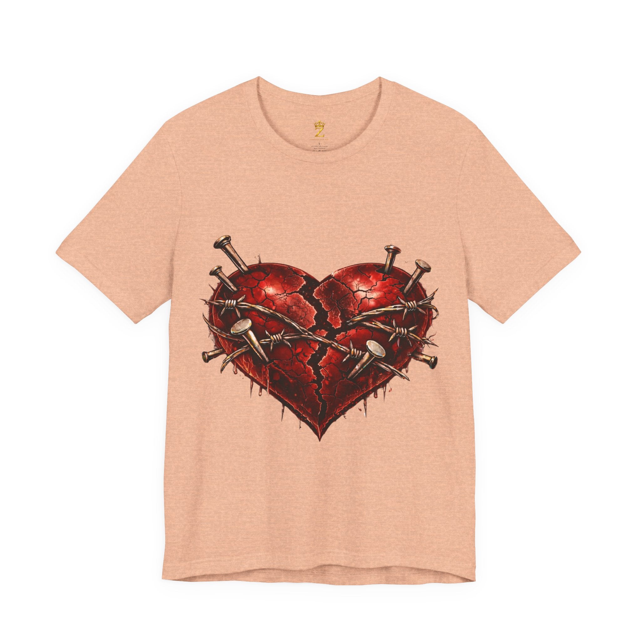 Red Heart T-Shirt (Discipline Over Emotions)