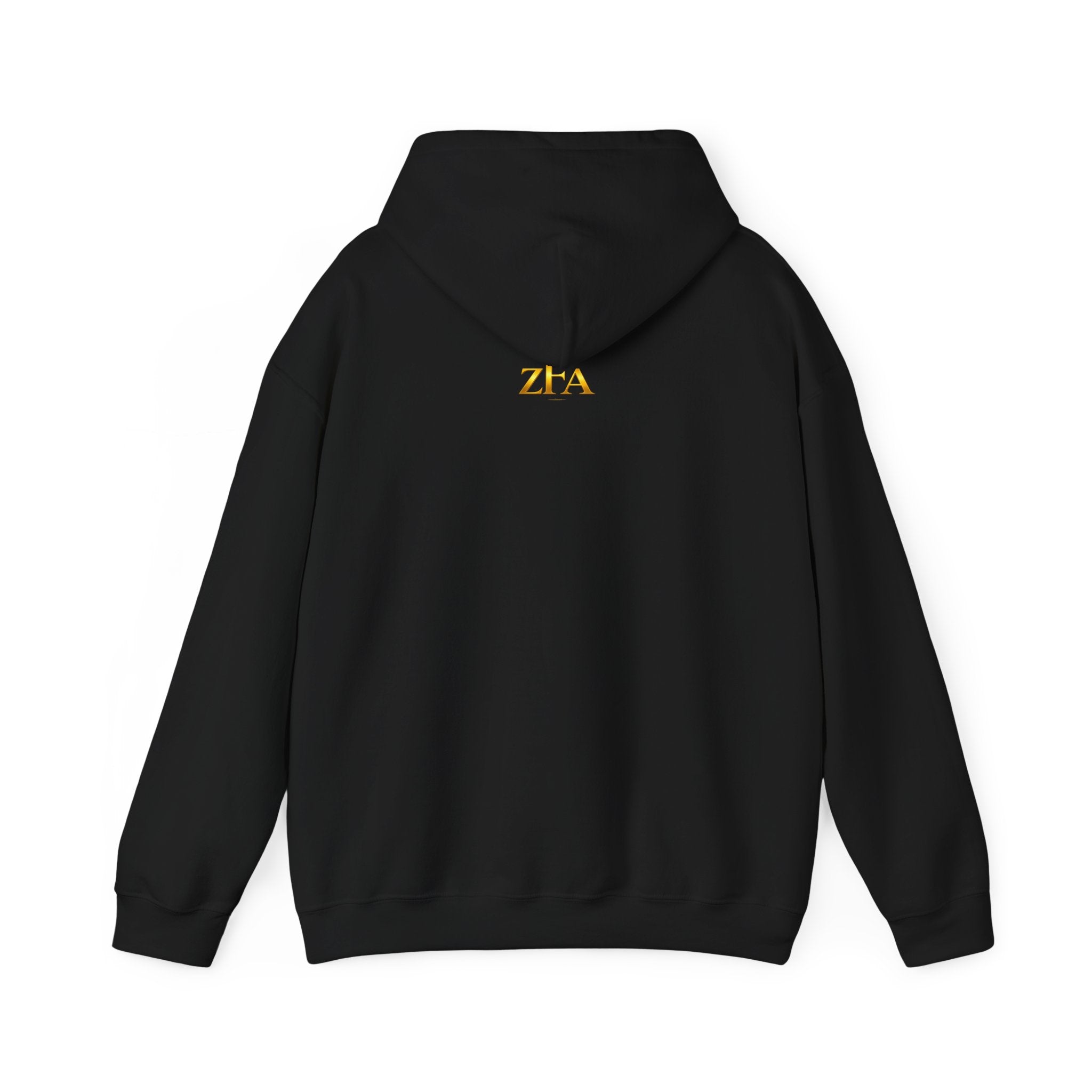Zealous For All Hoodie — Gold Logo Printify