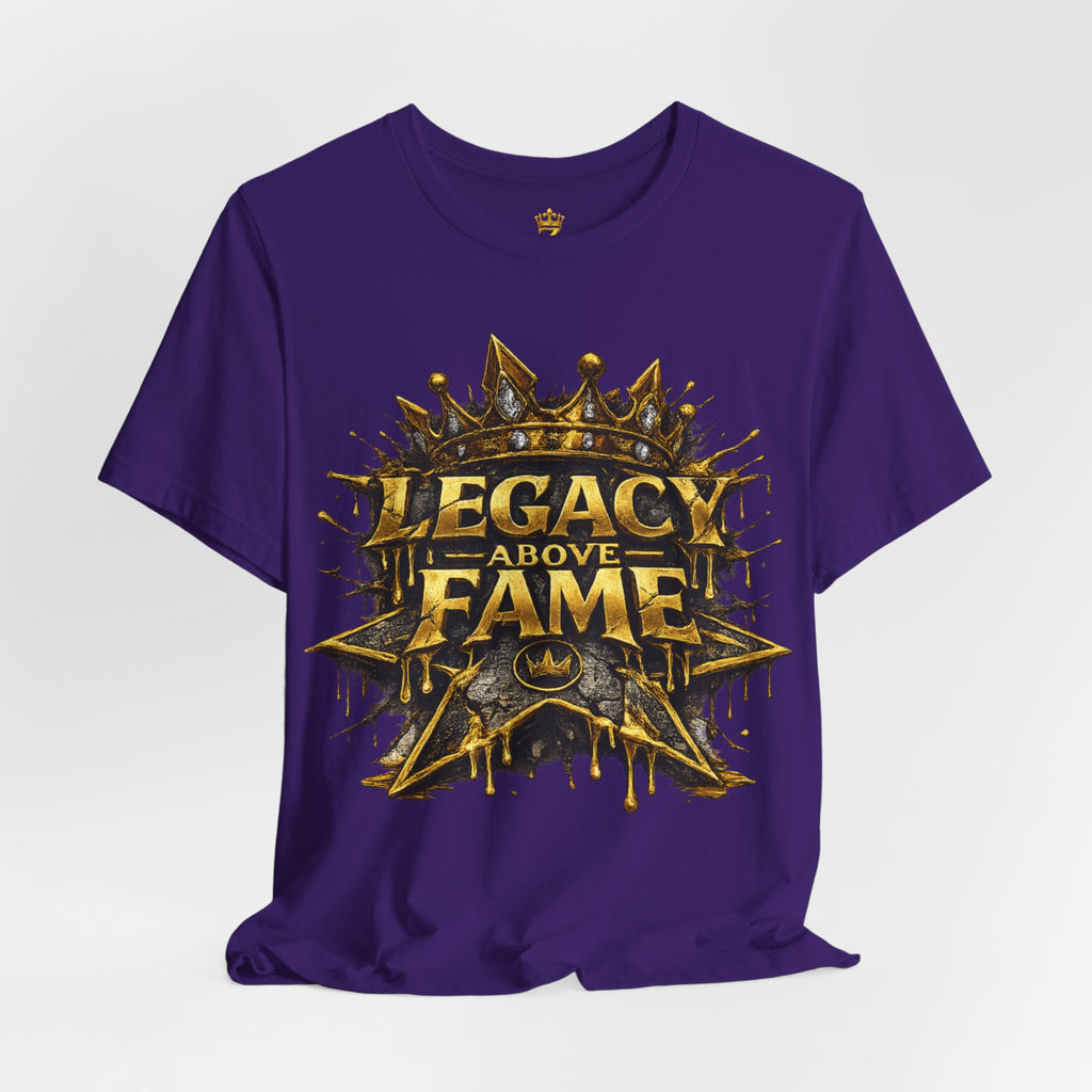 COMING SOON... Legacy Above Fame Graphic Tee (Gold Crown) Printify
