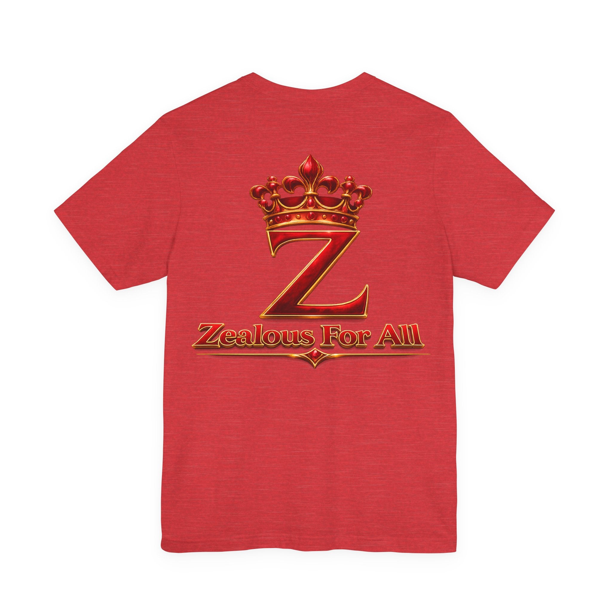 Unisex Zealous For All T-Shirt (Red Velvet Edition) Printify