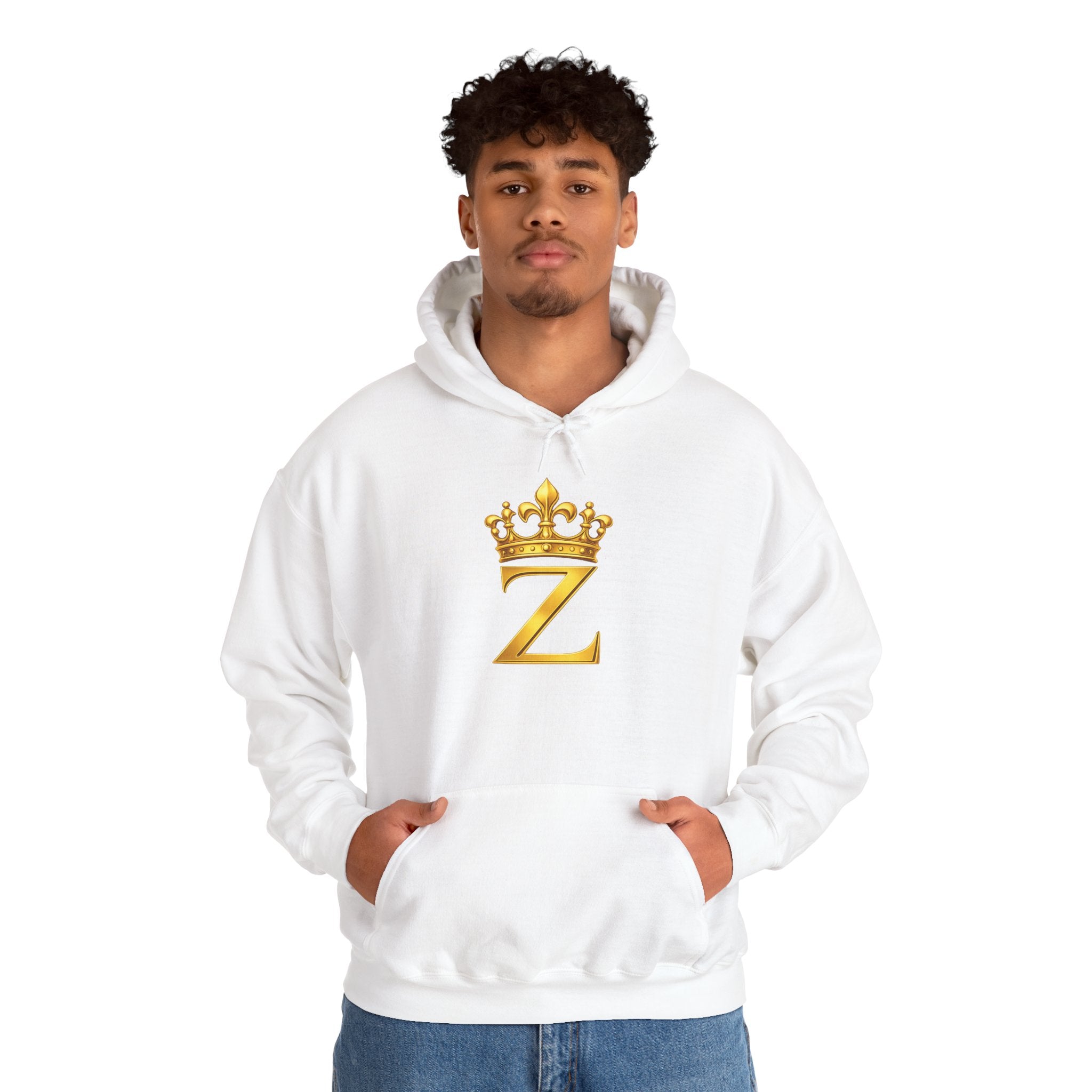 Zealous For All Hoodie — Gold Logo Printify