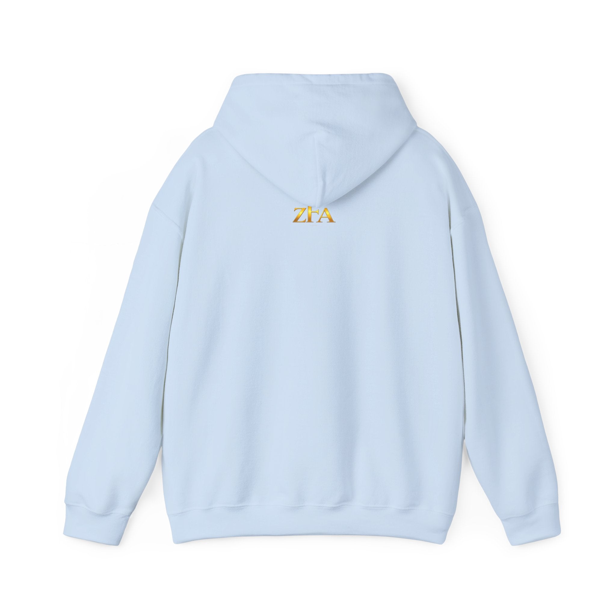 Zealous For All Hoodie — Gold Logo Printify