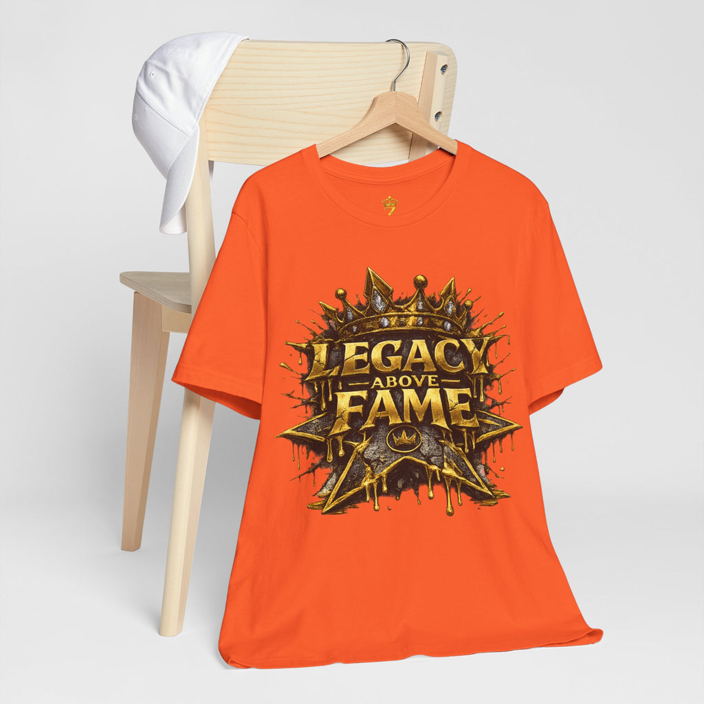 COMING SOON... Legacy Above Fame Graphic Tee (Gold Crown) Printify