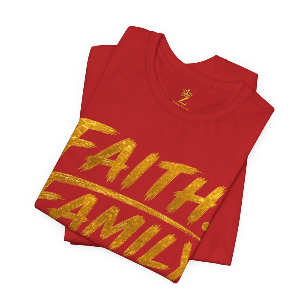 Faith. Family. Funds. T-Shirt — Inspirational Faith & Family Graphic Tee