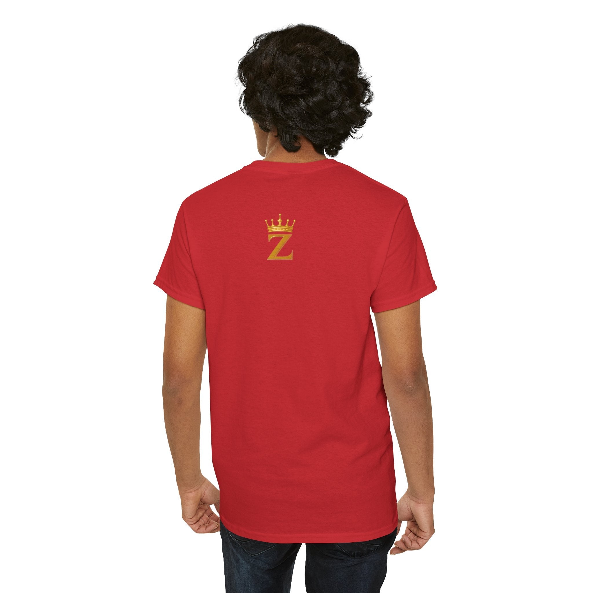 Unisex Zealous For All T-Shirt (Gold Logo (with Back logo) T-shirt) Printify