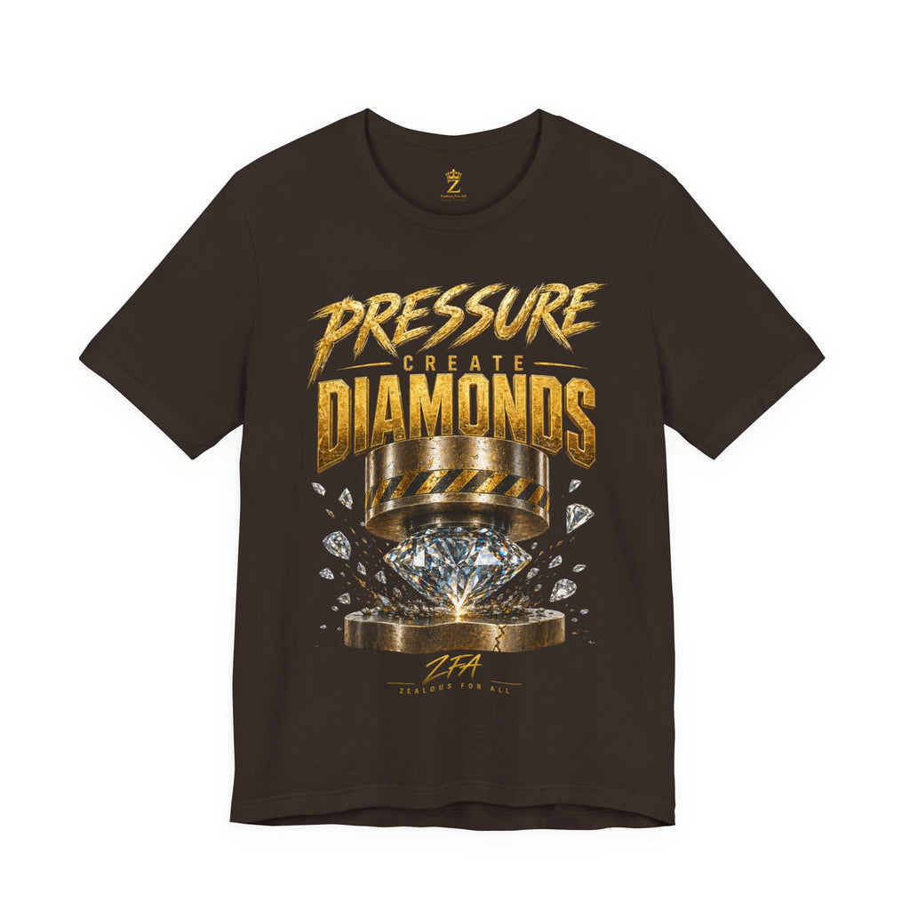 Pressure Create Diamonds T-Shirt — Motivational Graphic Tee