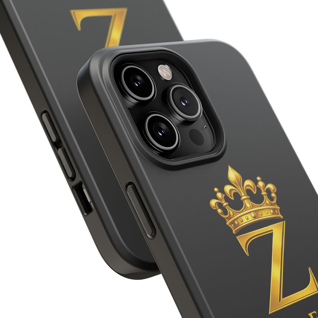 ZFA Phone Case  — "Zealous For All" Gold Crown Impact-Resistant Case Printify