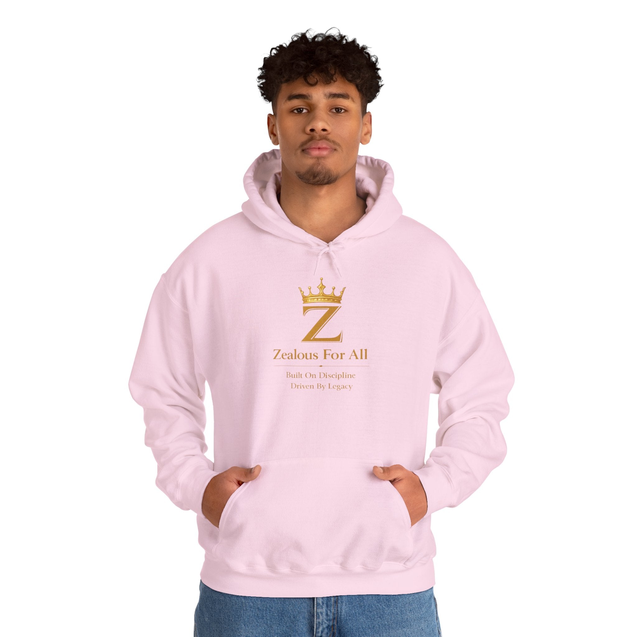 Zealous For All Hoodie — Gold Logo - Zealous For All