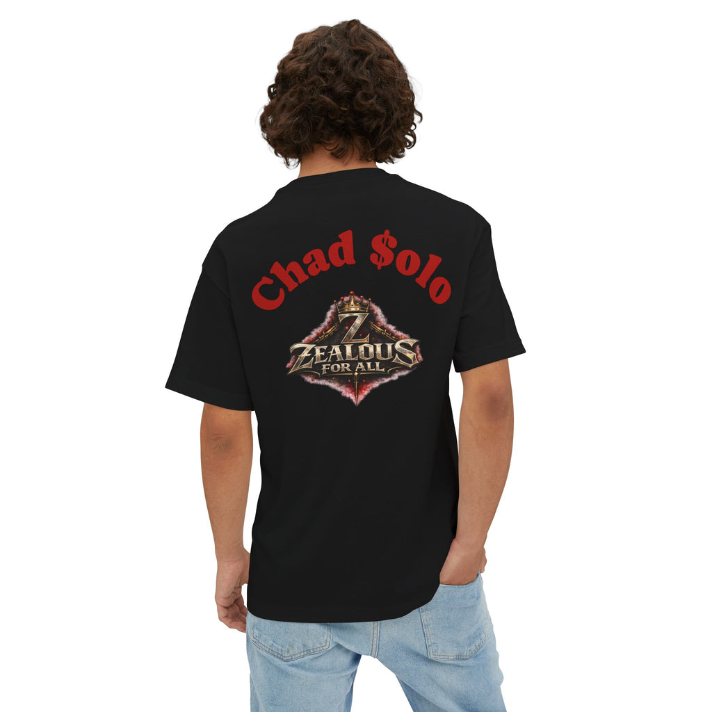 CEO CHAD EDITION *Oversized* Discipline Over Emotions Graphic Tee (Red Heart) Printify