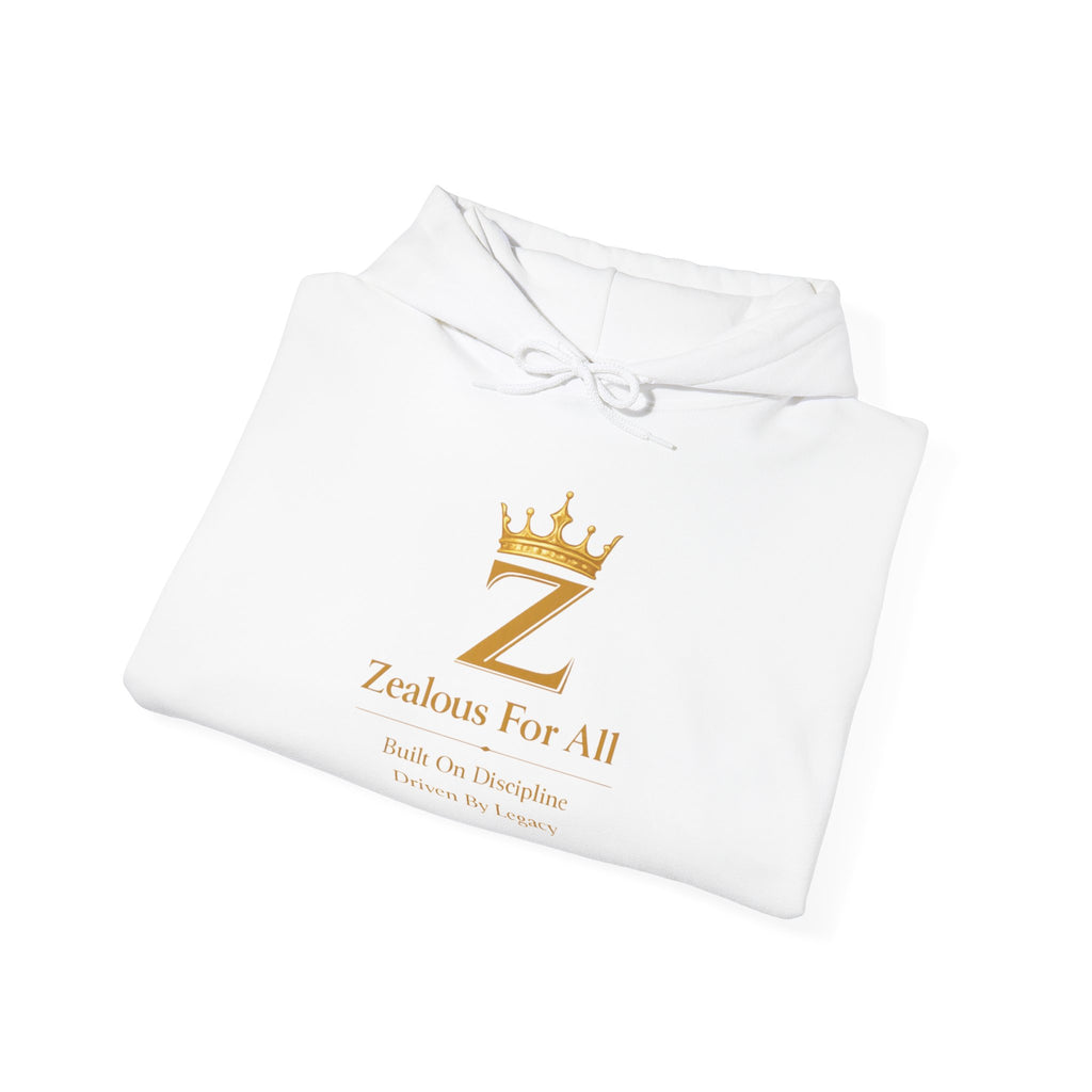 Zealous For All Hoodie — Gold Logo - Zealous For All