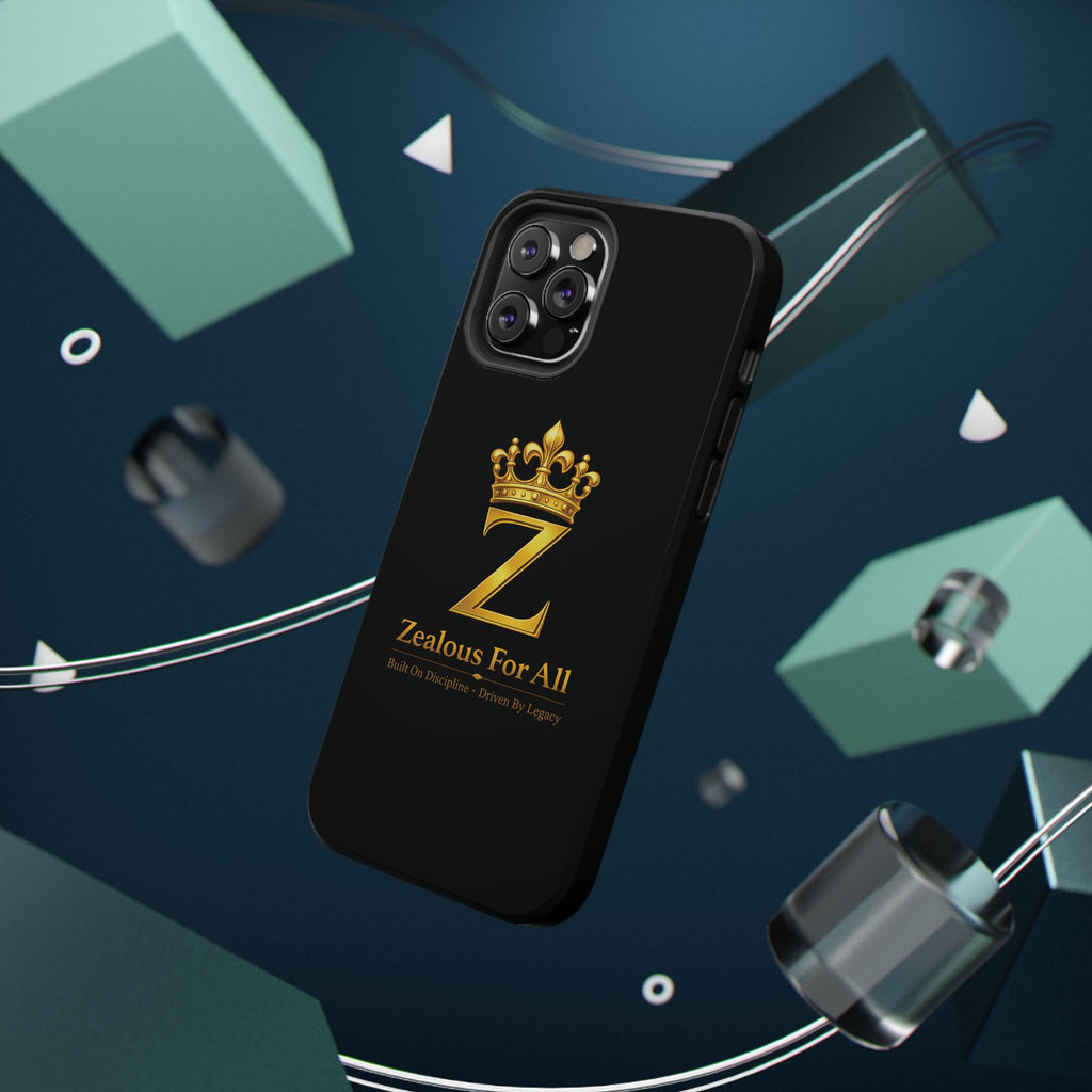ZFA Phone Case  — "Zealous For All" Gold Crown Impact-Resistant Case Printify