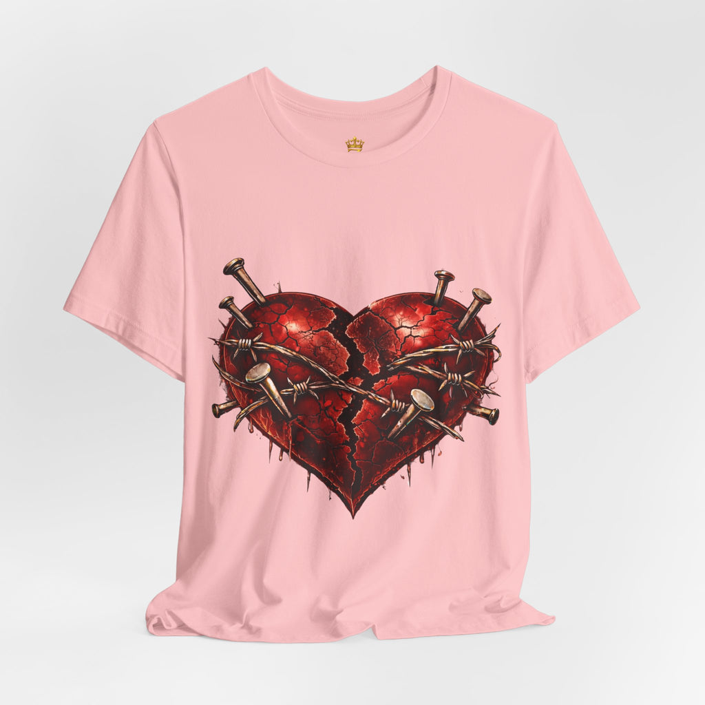 Red Heart T-Shirt (Discipline Over Emotions)