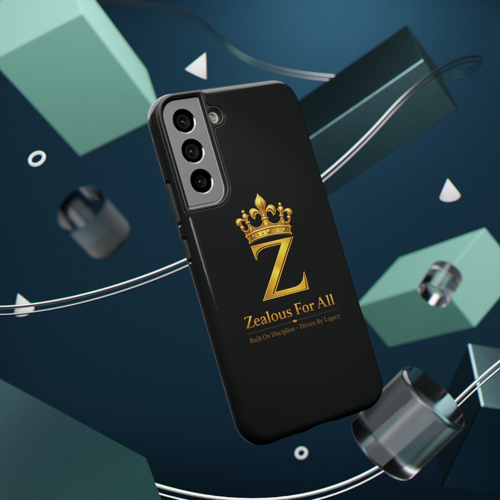 ZFA Phone Case  — "Zealous For All" Gold Crown Impact-Resistant Case Printify