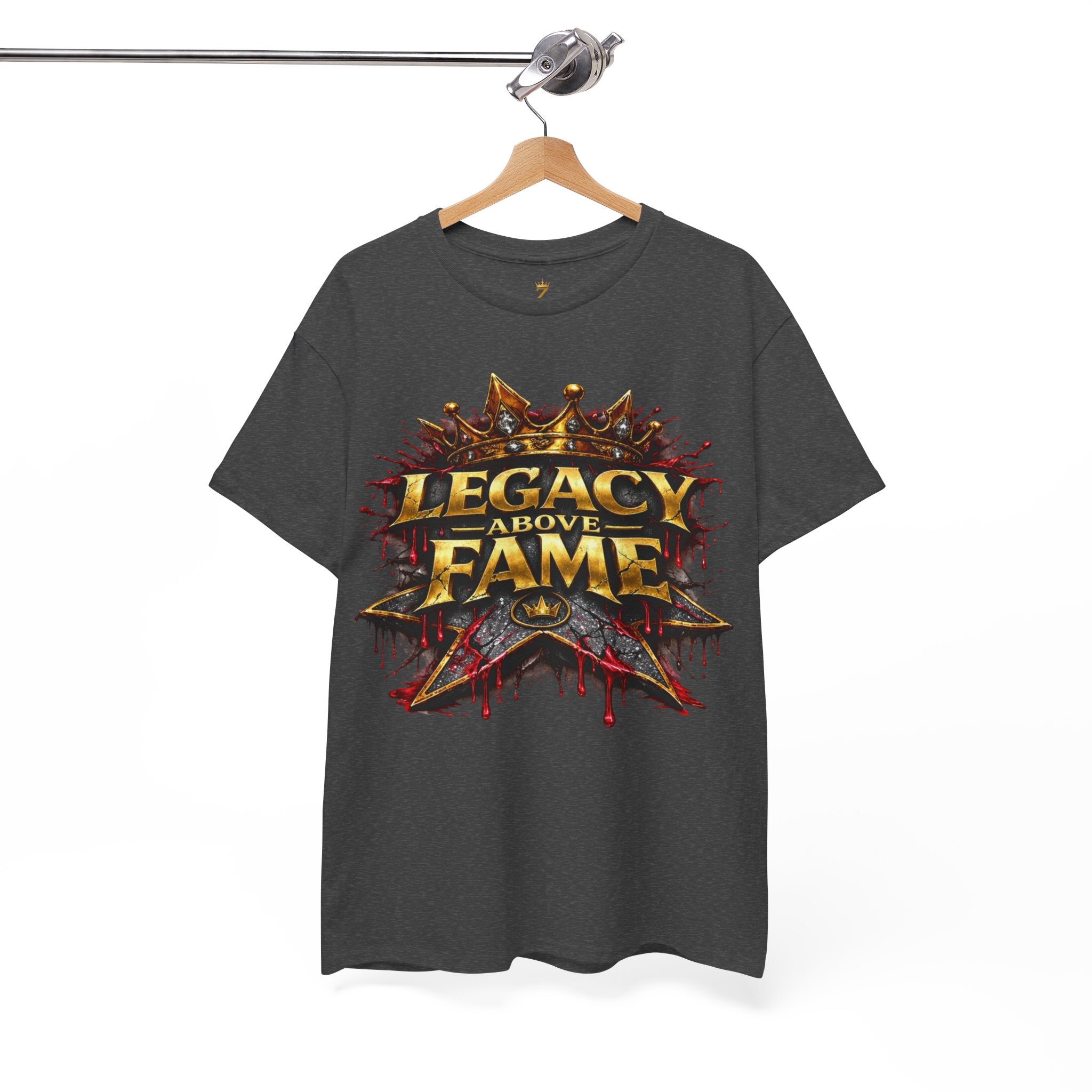 Adult Legacy Above Fame Graphic T-Shirt (Red Drip) - Zealous For All