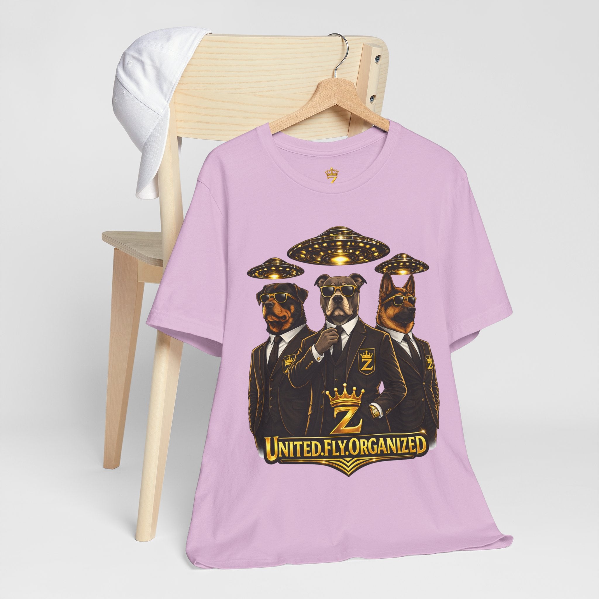 COMING SOON... United. Fly. Organized. Graphic Tee (Gold) Printify