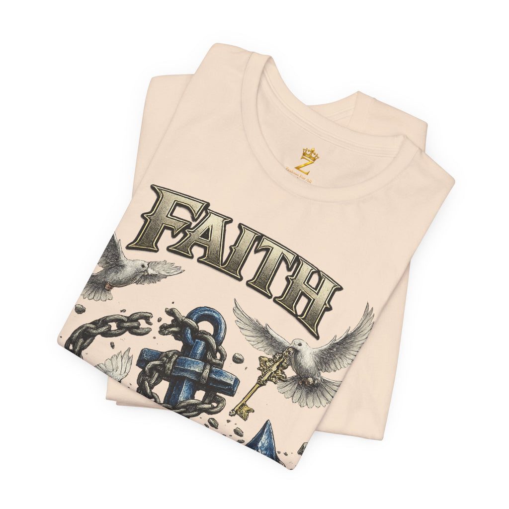Faith Prevails T‑Shirt (Blue Anchor) Printify
