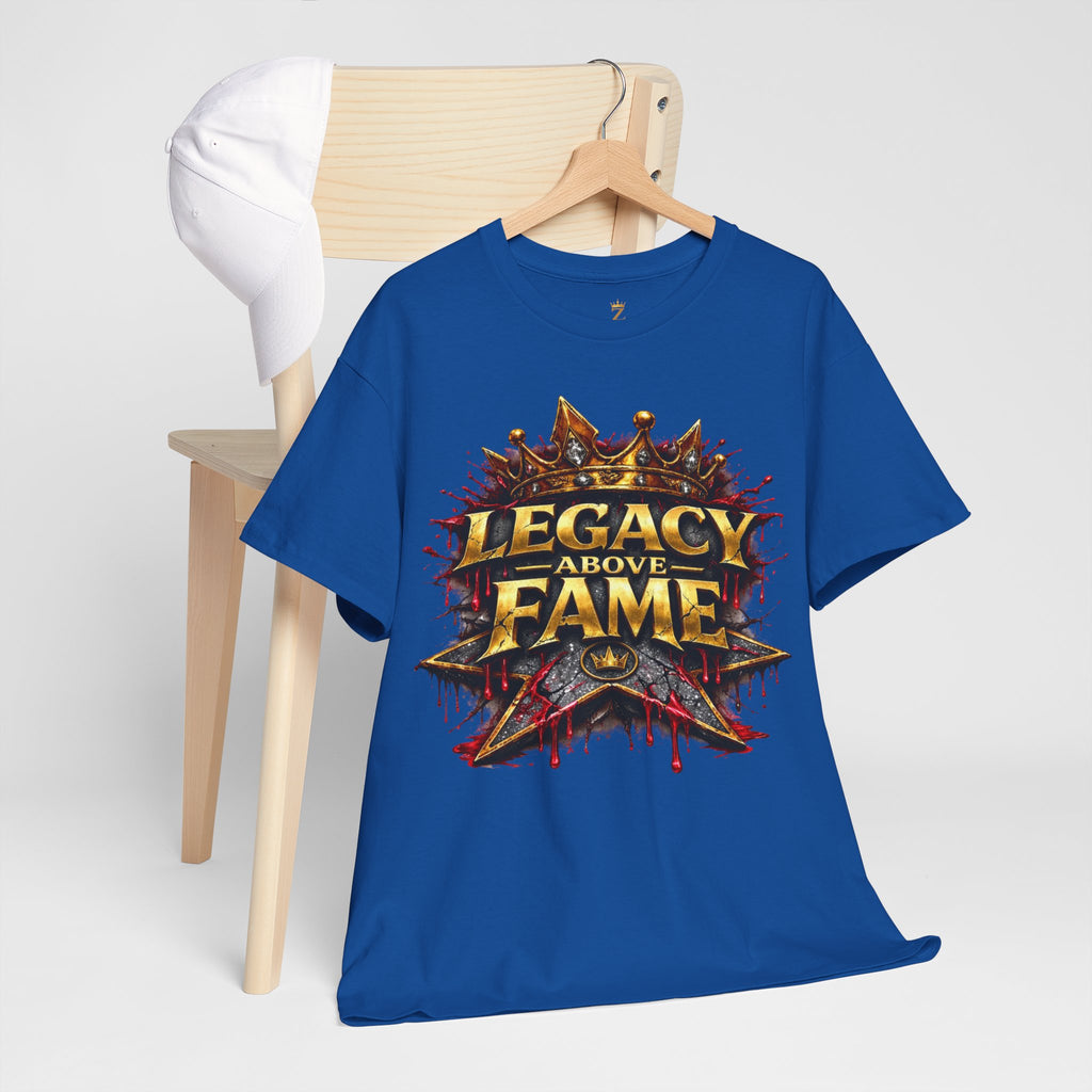 Adult Legacy Above Fame Graphic T-Shirt (Red Drip) - Zealous For All