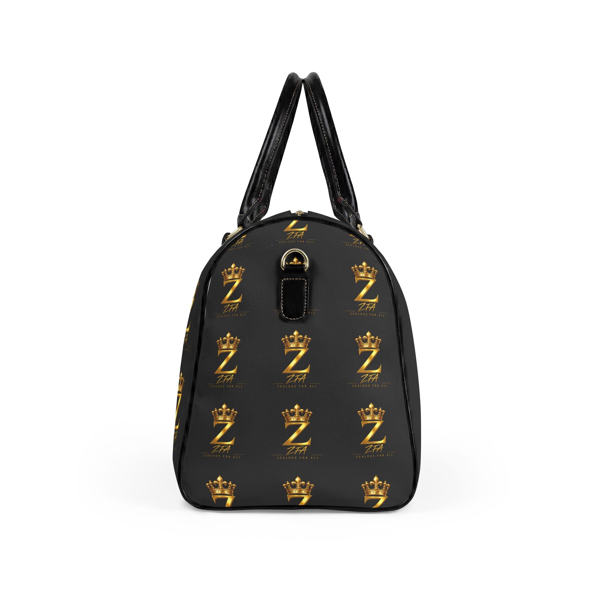 Faux Leather Travel Bag