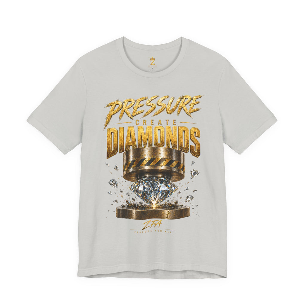 Pressure Create Diamonds T-Shirt — Motivational Graphic Tee