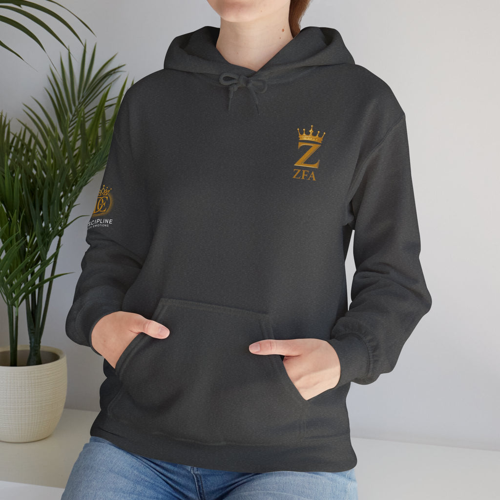 Zealous For All Crown Z Hoodie — Premium White Logo Sweatshirt - Zealous For All