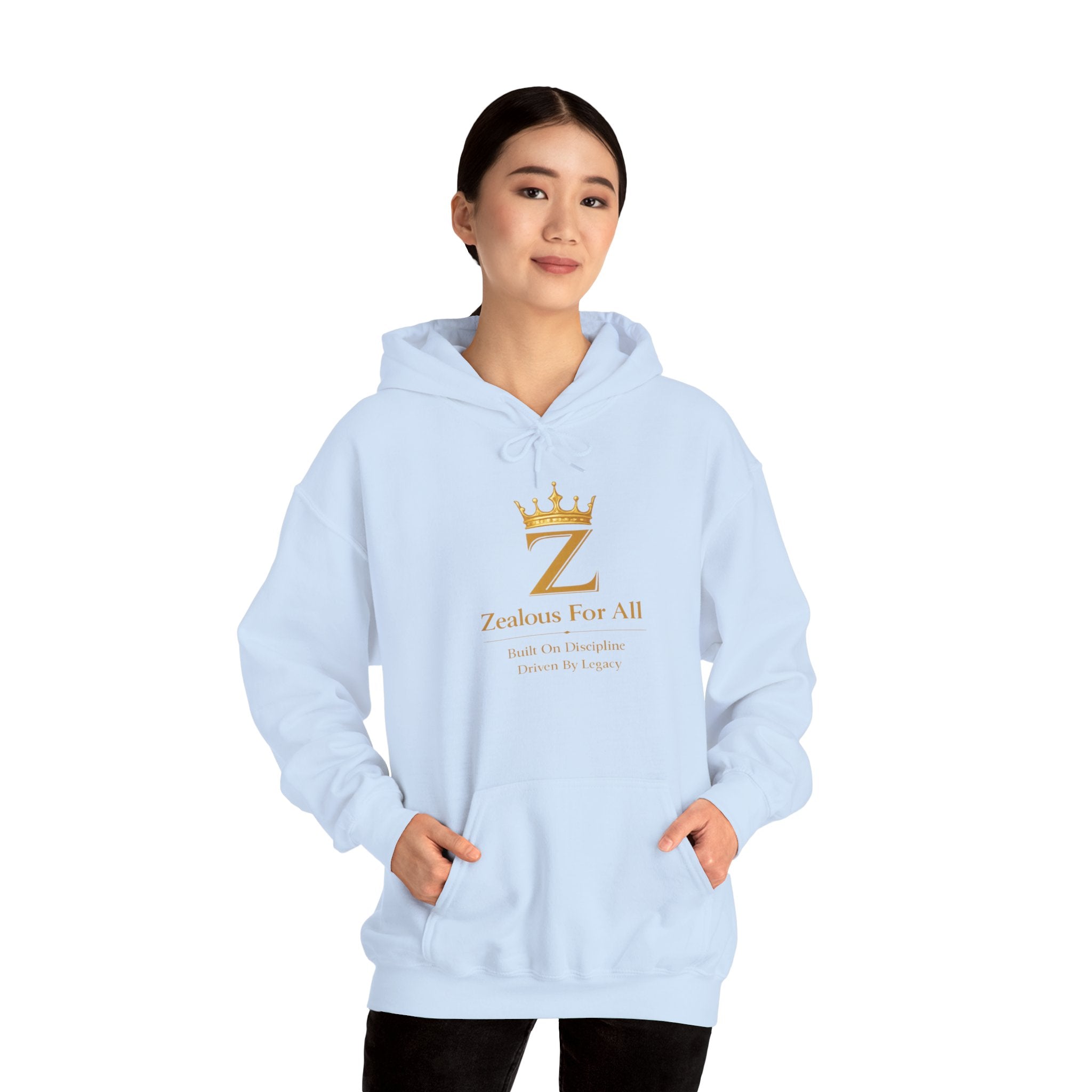 Zealous For All Hoodie — Gold Logo - Zealous For All