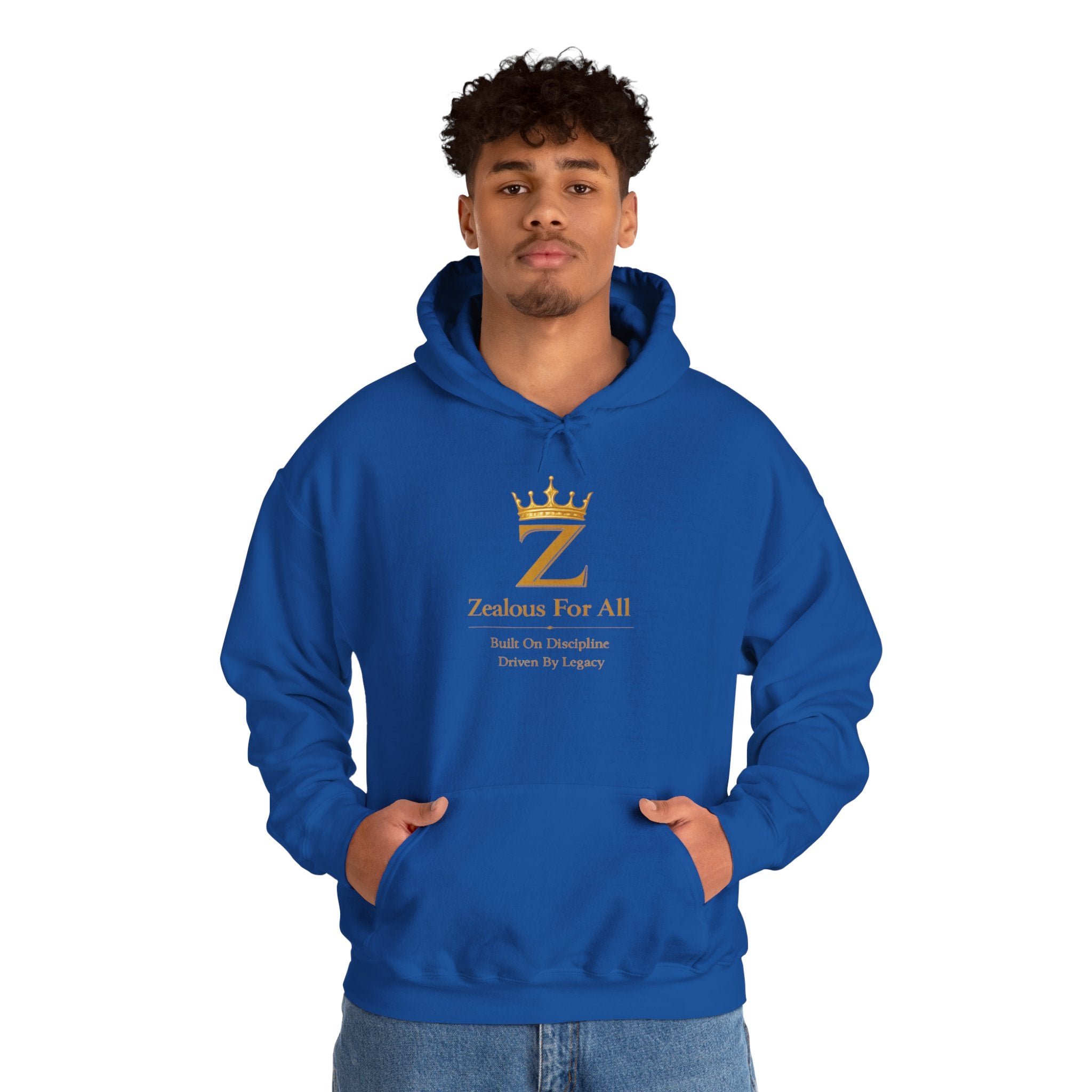 Zealous For All Hoodie — Gold Logo - Zealous For All