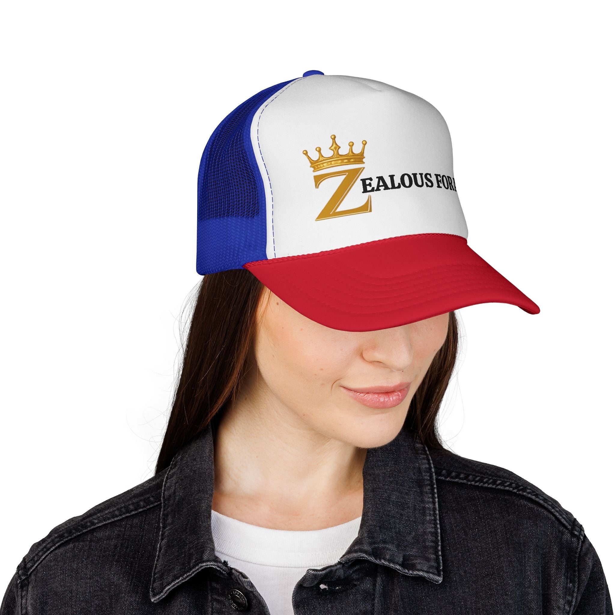 Zealous For All Trucker Caps Printify