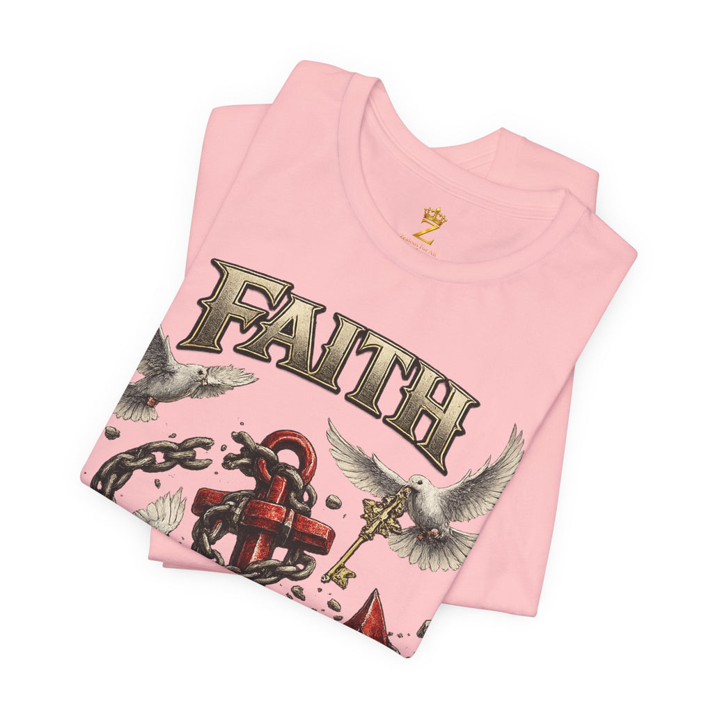 Faith Prevails T‑Shirt (Red Anchor) Printify