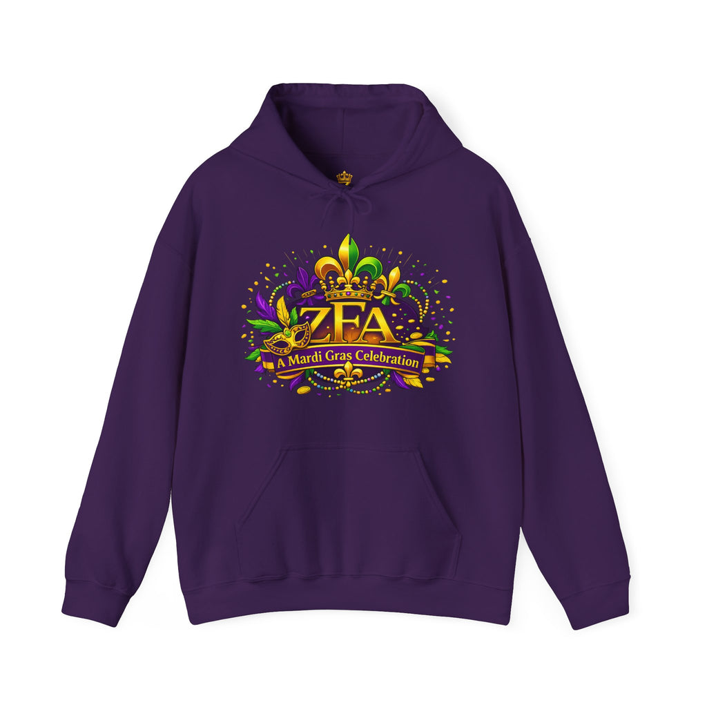 COMING WINTER... ZFA Mardi Gras Celebration Hoodie — Mardi Gras Edition Printify
