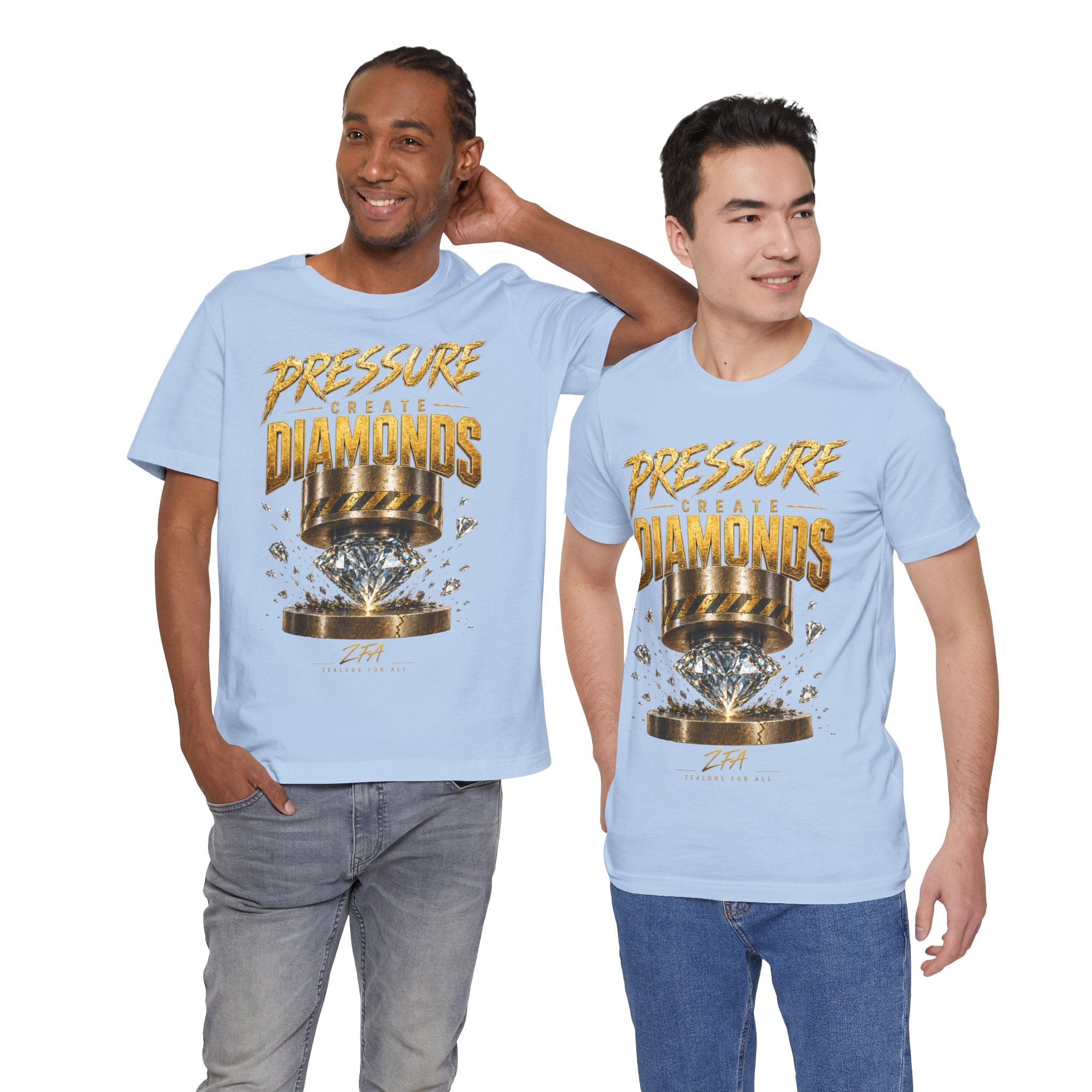 Pressure Create Diamonds T-Shirt — Motivational Graphic Tee