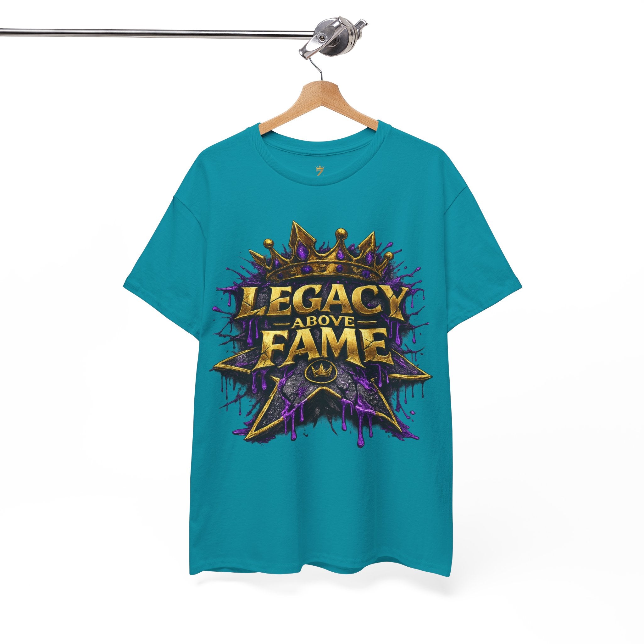 Adult Legacy Above Fame Graphic T-Shirt (Purple Drip) - Zealous For All