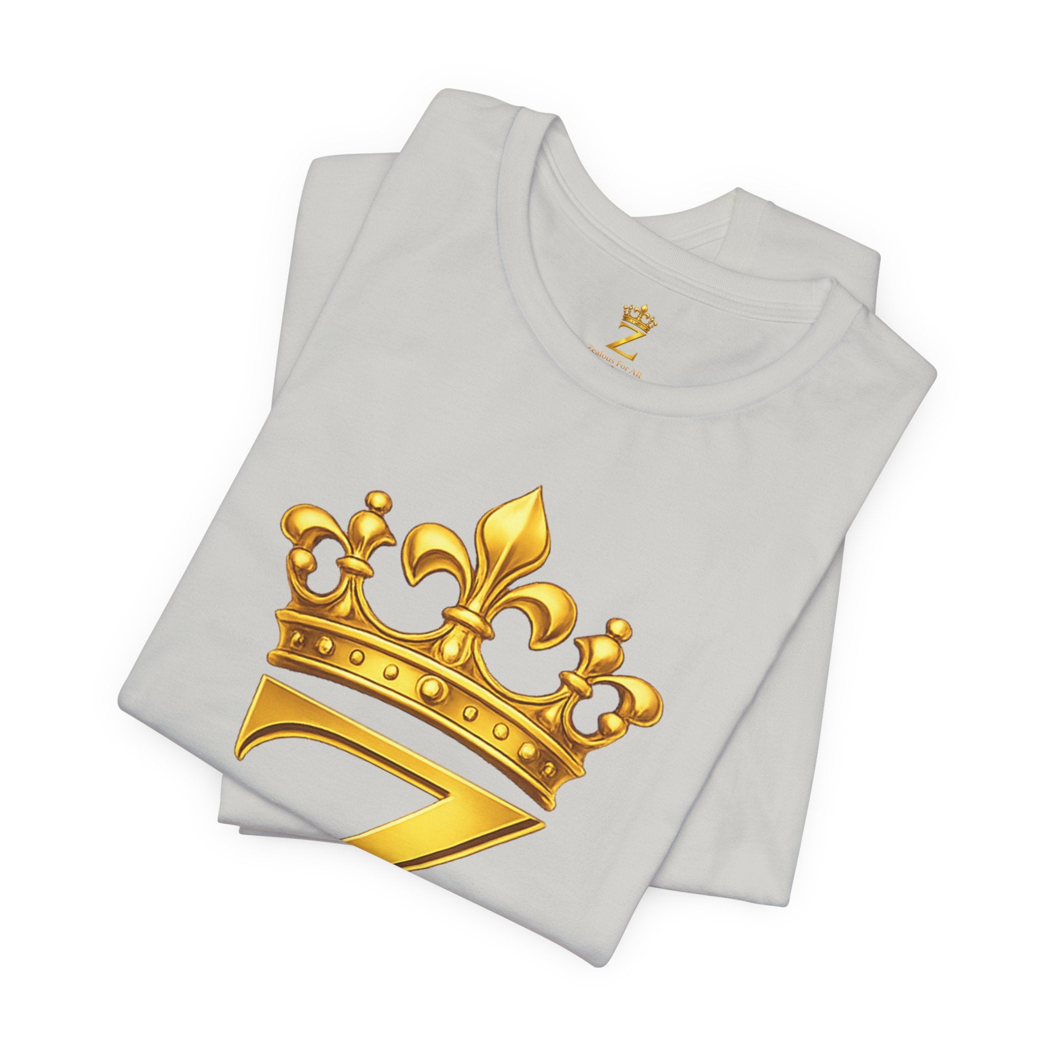 Unisex "Z" T-Shirt (Gold Logo) Printify