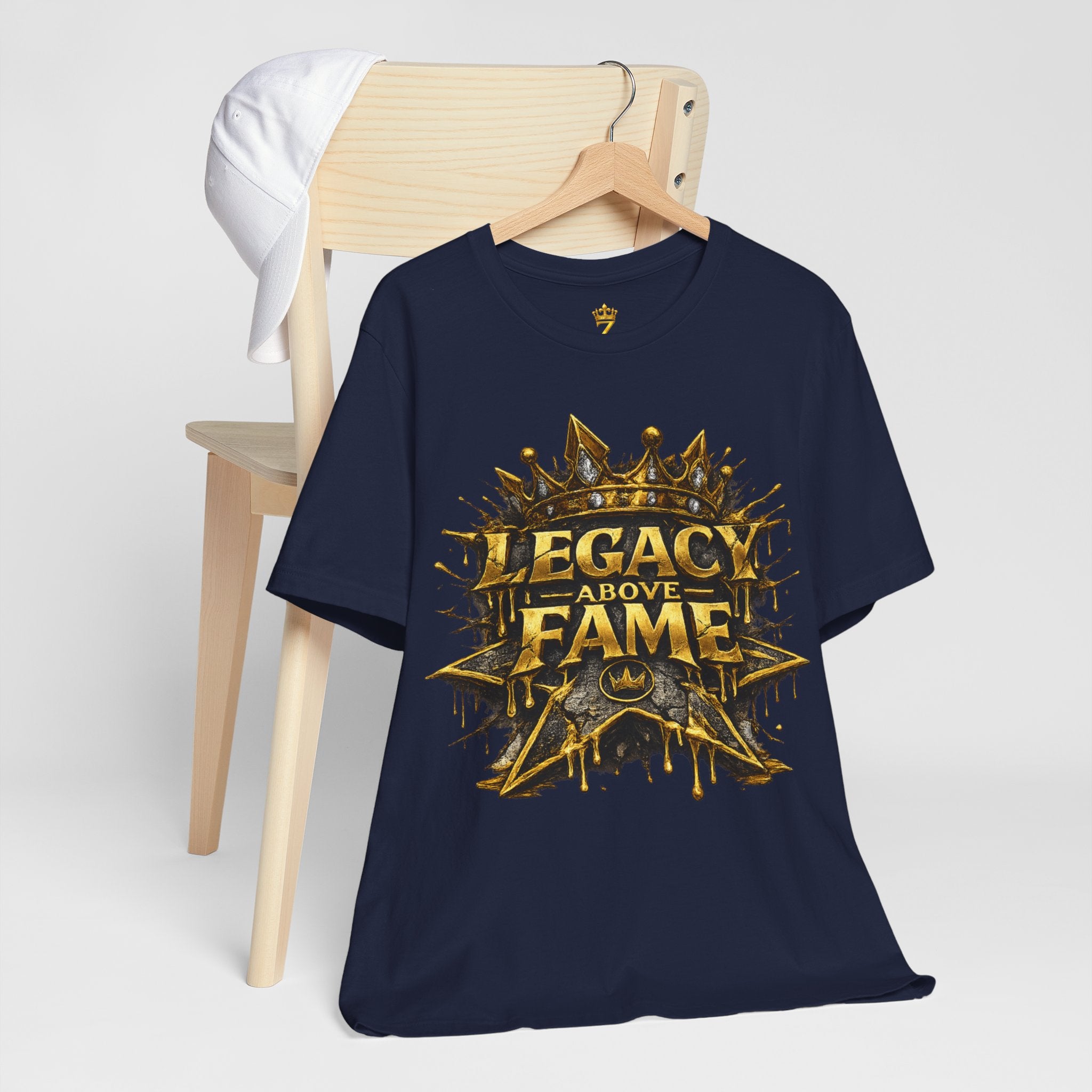 COMING SOON... Legacy Above Fame Graphic Tee (Gold Crown) Printify