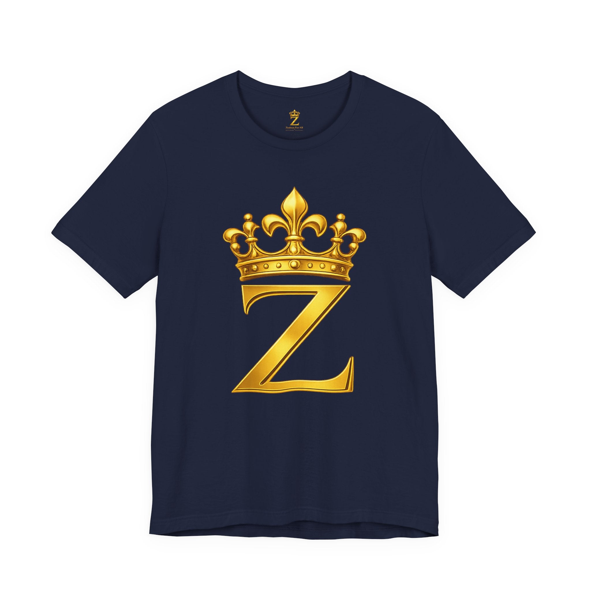 Unisex "Z" T-Shirt (Gold Logo) Printify