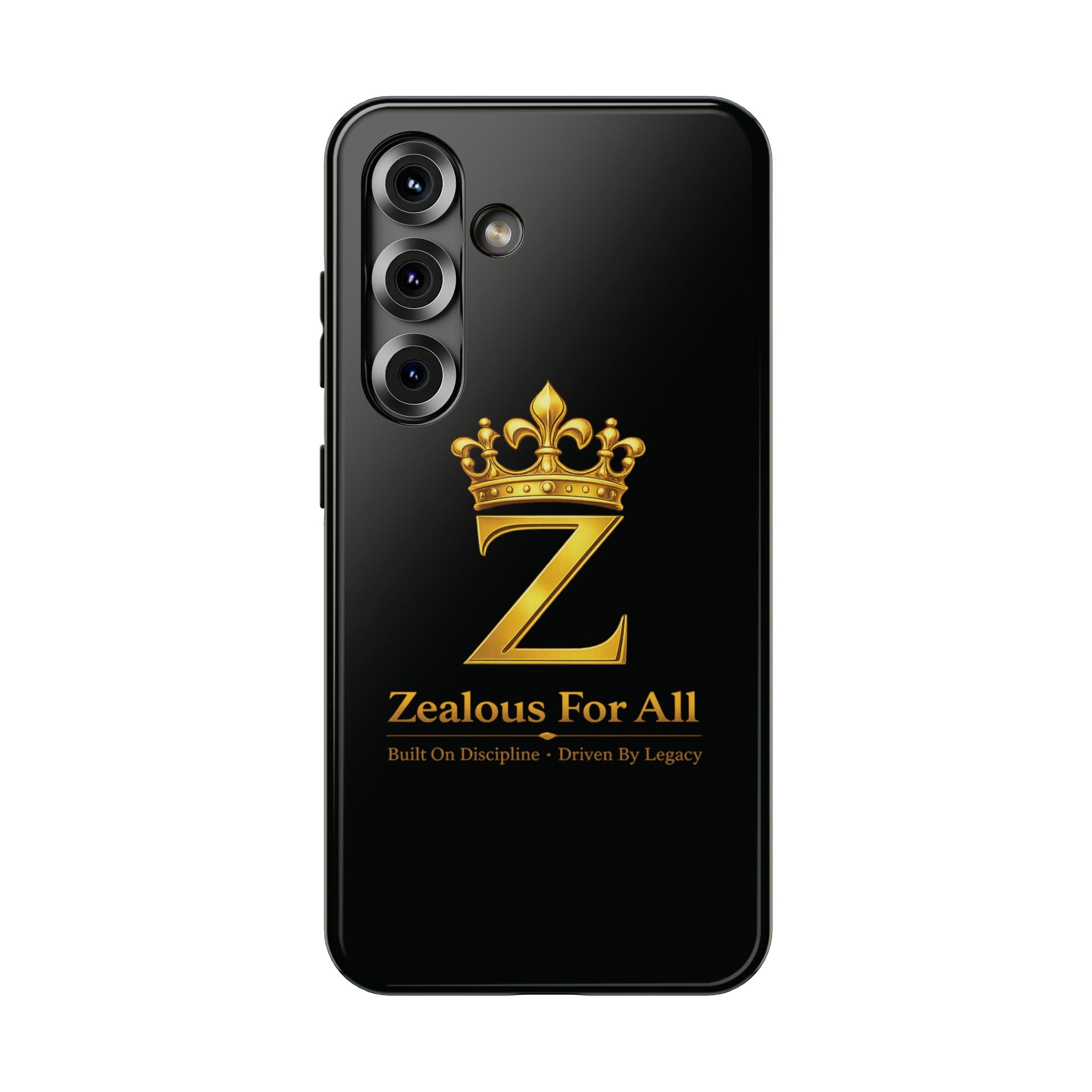 ZFA Phone Case  — "Zealous For All" Gold Crown Impact-Resistant Case Printify