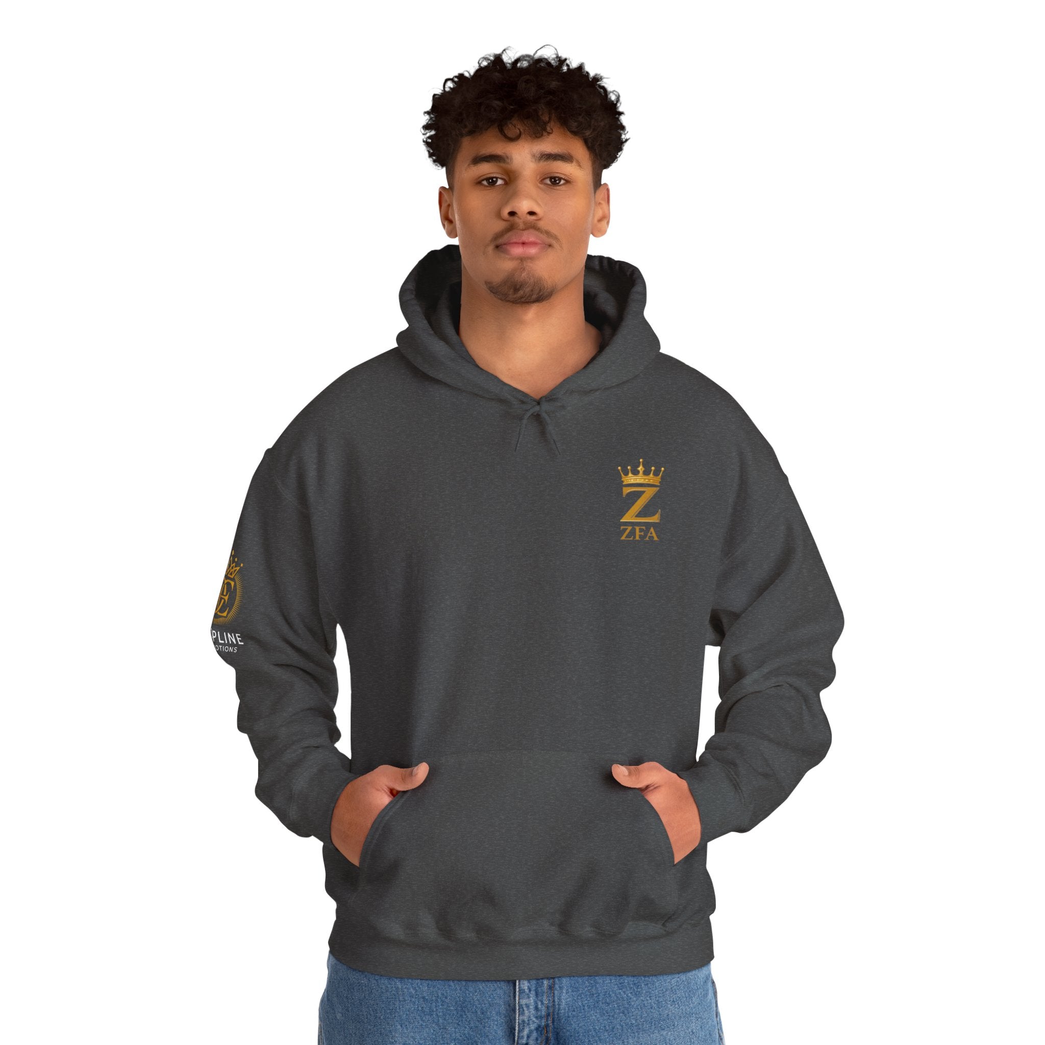 Zealous For All Crown Z Hoodie — Premium White Logo Sweatshirt - Zealous For All