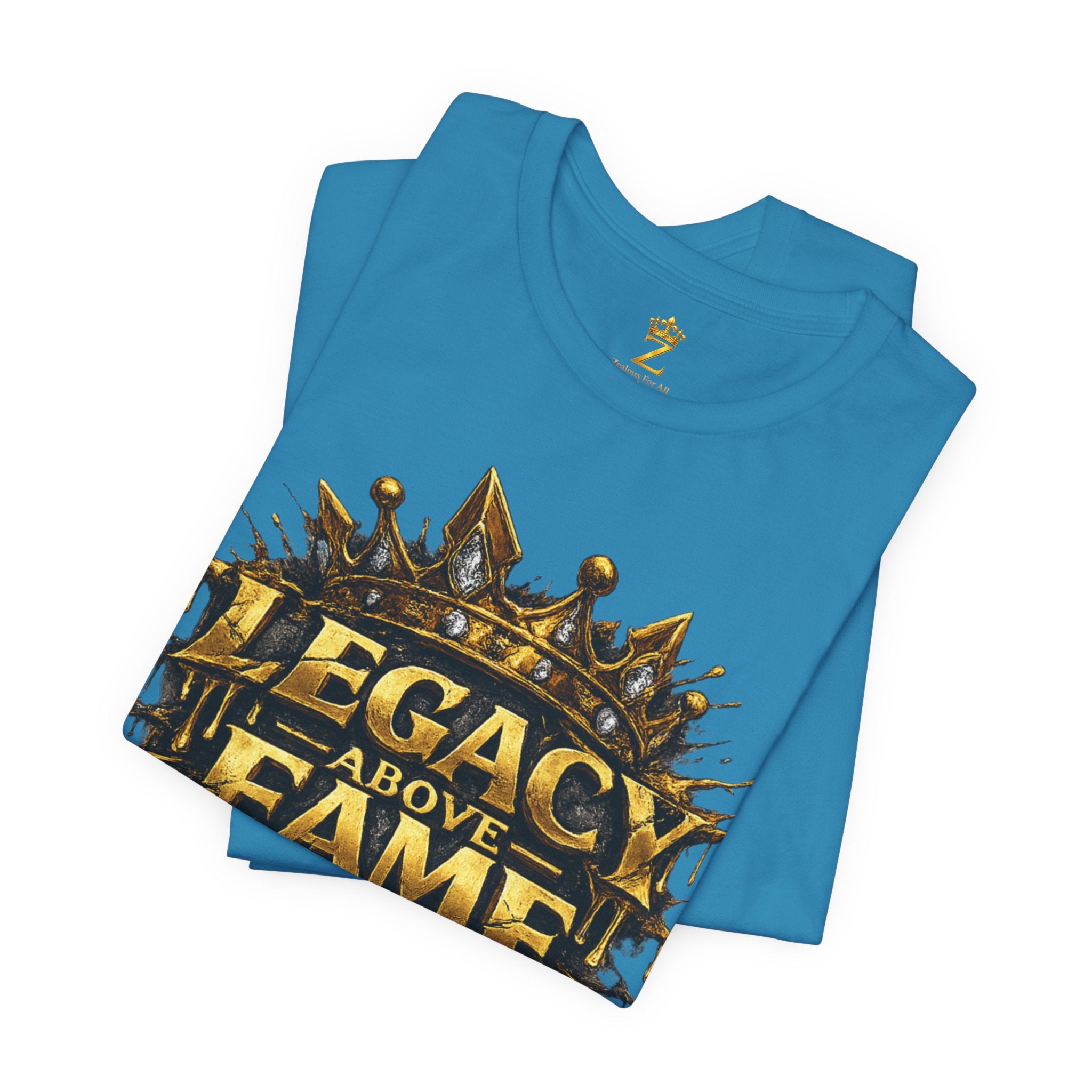 COMING SOON... Legacy Above Fame Graphic Tee (Gold Crown) Printify