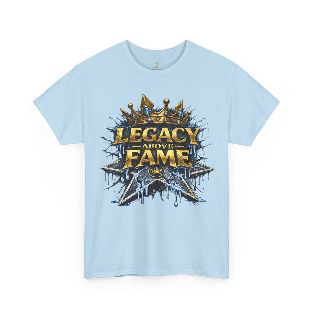 Adult Legacy Above Fame Graphic T-Shirt (Icy Blue Drip) - Zealous For All