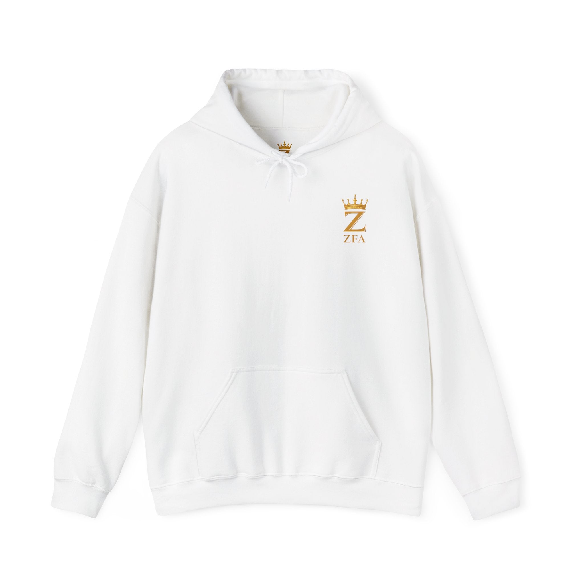 Zealous For All Hoodie — Gold Front Logo Sweatshirt - Zealous For All