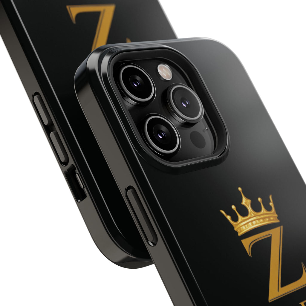 Phone Case — "Zealous For All" Gold Crown Impact-Resistant Case Printify