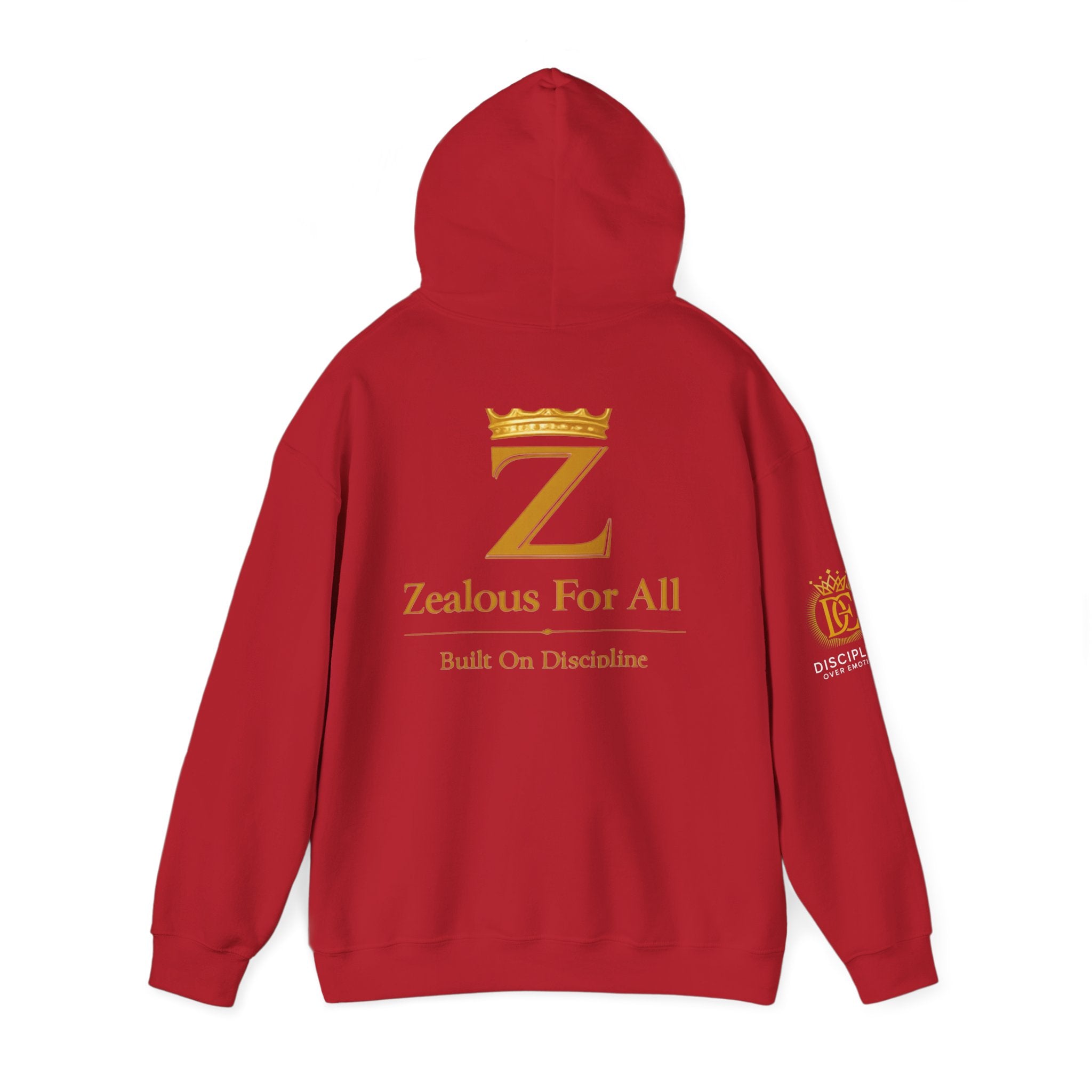Zealous For All Crown Z Hoodie — Premium White Logo Sweatshirt - Zealous For All