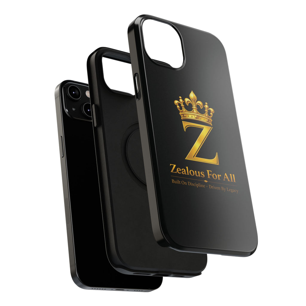 ZFA Phone Case  — "Zealous For All" Gold Crown Impact-Resistant Case Printify